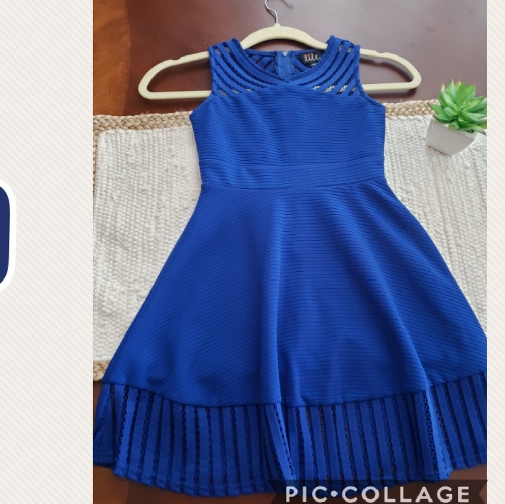 Royal blue Girls dress